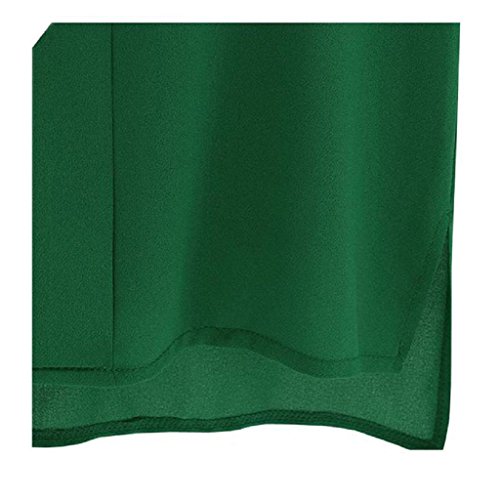 Camisetas Sin Mangas Mujer SHOBDW Verano Playa Mar Sexy Cuello Redondo Blusa Corta Informal Casual Suelto Gasa Volante Fruncido Sólido Puro Camisas De Chaleco para Mujer(Verde,M)