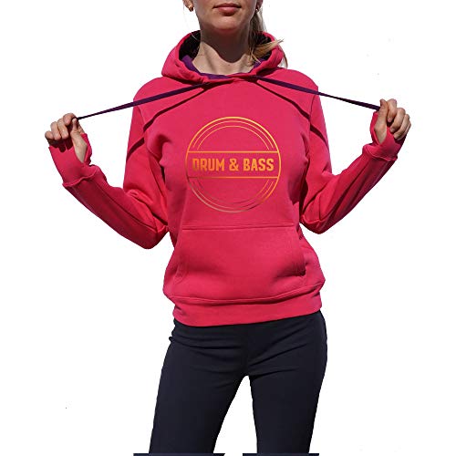 Camisetas Wild Soul, Sudadera con capucha, Drum and Bass Circle | Series musicales | Diseño gráfico | Logo | Ropa | Ropa | Line Rosa rosa L