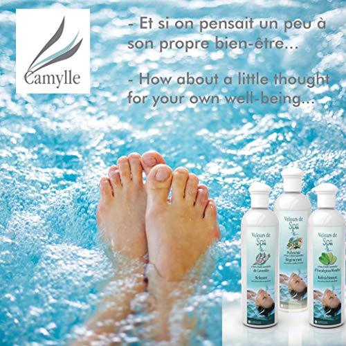 Camylle Velours de Spa - Fragancia de spa basada en aceites esenciales puros - Luxe - Energy-Giving - 250 ml