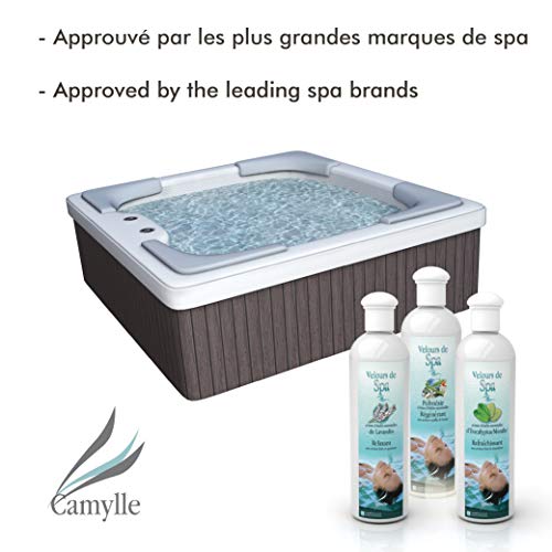Camylle Velours de Spa - Fragancia de spa basada en aceites esenciales puros - Luxe - Energy-Giving - 250 ml