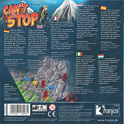Can´T Stop - Deutsch English Francais Italiano Espanol