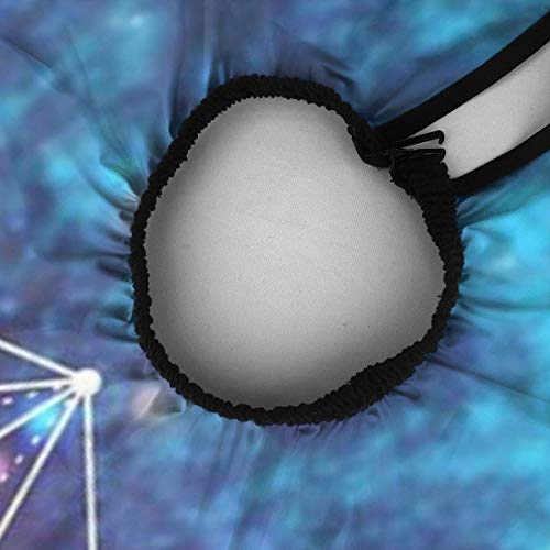 Capa de corte de pelo Geometría sagrada Space Triplet Vestido de corte de pelo Corte de salón profesional Peluquería Peluquería Delantal de peluquero Ligero 55 X 66 in