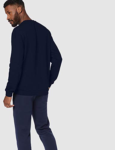 CARE OF by PUMA Sudadera de manga larga con cuello redondo para hombre, Azul (Blue), L, Label: L