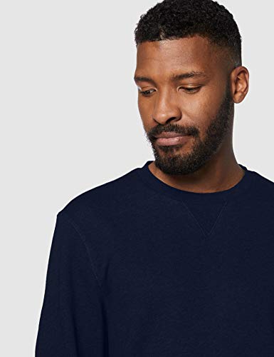 CARE OF by PUMA Sudadera de manga larga con cuello redondo para hombre, Azul (Blue), L, Label: L