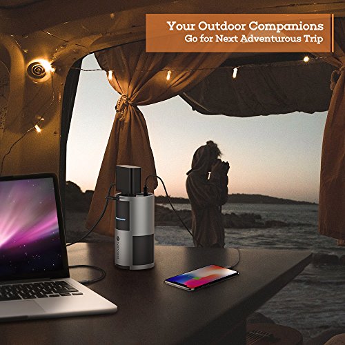 Cargador AC Batería Externa NOVOO 60w 22500mah AC Batería 81WH Portátil Cargador con USB C/USB A Salida para Apropiado Portátiles,MacBook,Smartphone