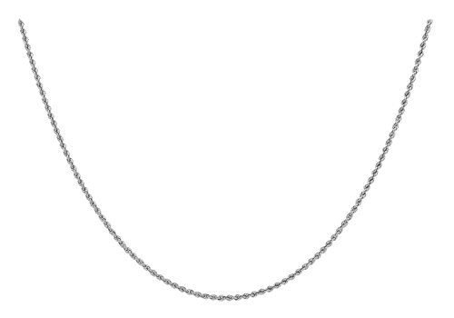 Carissima Gold Collar de mujer con oro blano de 9 K (375), 61 cm