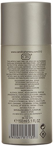 Carolina Herrera - Desodorante spray 212 men