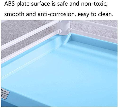 Carro multifunción portátil de mano Camiones Carro Portátil Heavy Duty utilidad médica verde de la compra en la rueda de nivel 3 Abs belleza Spa balanceo Compras coche con suciedad Cubo cajones 100-15