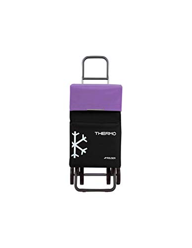 Carro Rolser Termo Fresh MF 4 Ruedas - Negro y Malva