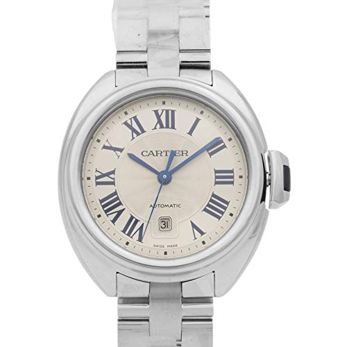 CARTIER RELOJ DE MUJER AUTOMÁTICO 31MM CORREA DE ACERO DIAL PLATA WSCL0005