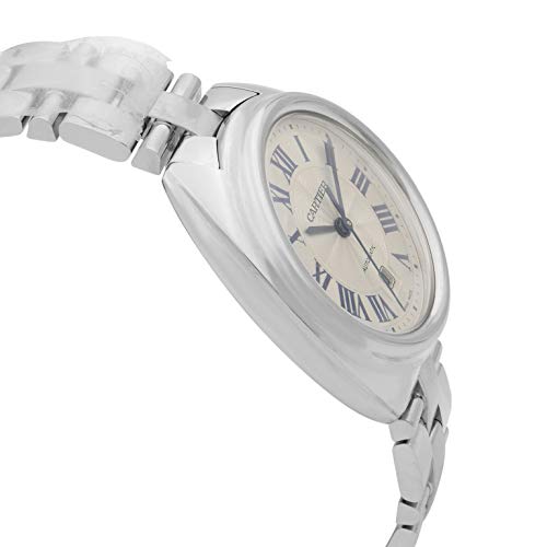 CARTIER RELOJ DE MUJER AUTOMÁTICO 31MM CORREA DE ACERO DIAL PLATA WSCL0005