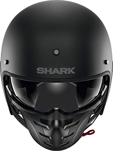 Casco de Moto Shark S-Drak Blanco Mate KMA, Negro, XS