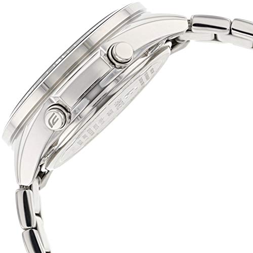 Casio EDIFICE Reloj en caja sólida, 10 BAR, Negro, para Hombre, con Correa de Acero inoxidable, EFV-C100D-1AVEF