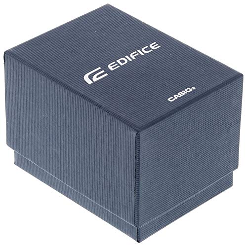 Casio EDIFICE Reloj en caja sólida, 10 BAR, Negro, para Hombre, con Correa de Acero inoxidable, EFV-C100D-1AVEF