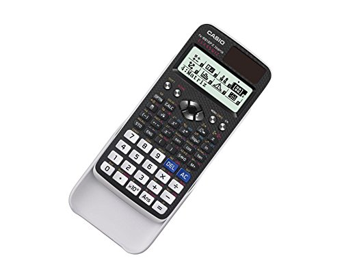 Casio FX-991SPX - Calculadora científica, recomendada para el curriculum español, 576 funciones, solar y color gris /blanco