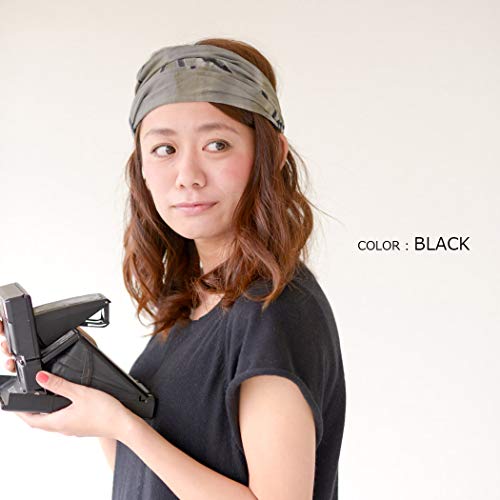 Casualbox Mujer Venda Bandana Banda Mano Teñido Japonés Cabello Púrpura