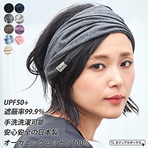 Casualbox Pre Atada Bandana Orgánico Algodón Cinta Para El Pelo Hombres Damas Cabeza Marina