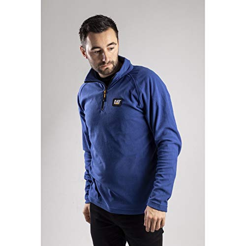 Caterpillar - Jersey Polar Modelo Concord para Hombre (S/Azul)