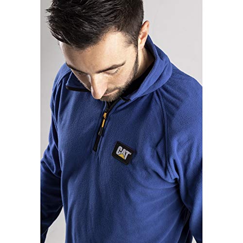 Caterpillar - Jersey Polar Modelo Concord para Hombre (S/Azul)