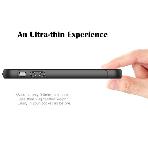 CE-Link Funda para Apple iPhone 5 5S Se Rigida 360 Grados Integral, Carcasa iPhone 5S Silicona Snap On Diseño Antigolpes Choque Absorción, iPhone Se Case Bumper 3 en 1 Estructura - Negro