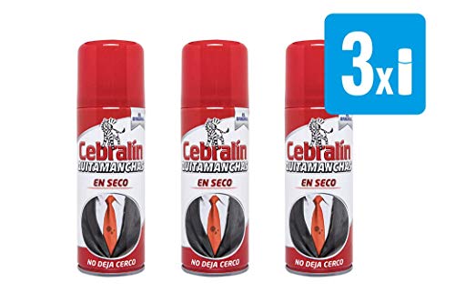 Cebralín - Quitamanchas en Seco para textiles - Pack de 3 x 134 ml