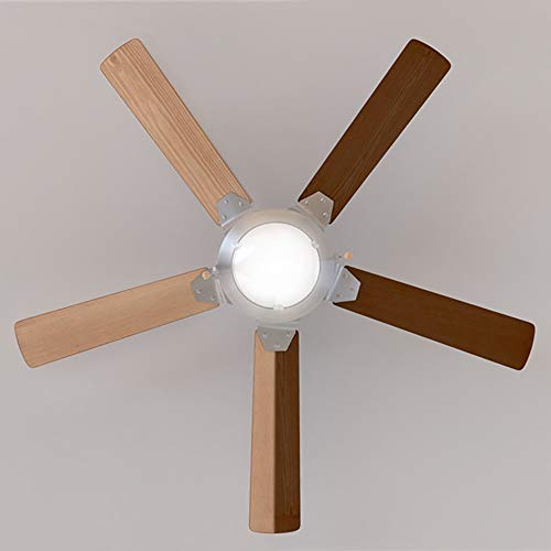 Cecotec Ventilador de Techo EnergySilence Aero 540. 132 cm de Di‡metro, 5 Aspas Reversibles, 3 Velocidades, Funci—n Invierno Nogal, 60 W