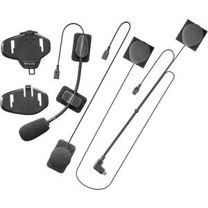 Cellularline MICINTERPHOFLAT Kit Audio Universal INTERPHONE, Negro