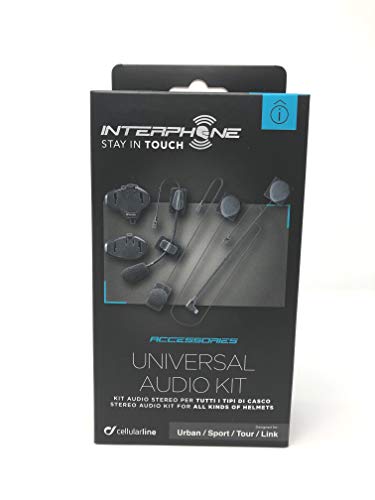 Cellularline MICINTERPHOFLAT Kit Audio Universal INTERPHONE, Negro