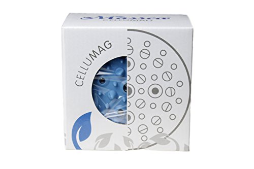 CelluMag - Cepillo para masaje anticelulítico con imanes contra la piel de naranjaPara una piel tersa, masajes, bienestar y belleza (Azul)
