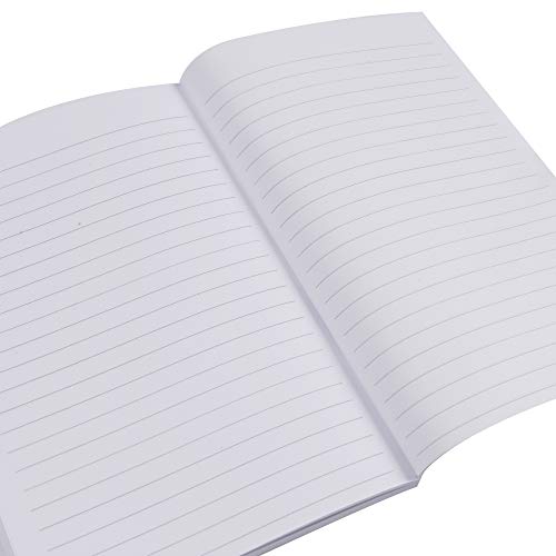 Central 23 - Cuaderno para hombre y mujer - A5 para oficina o escuela - 'Basic B**ch' - Diseño divertido - Rosa - Páginas a rayas - Bloc de notas