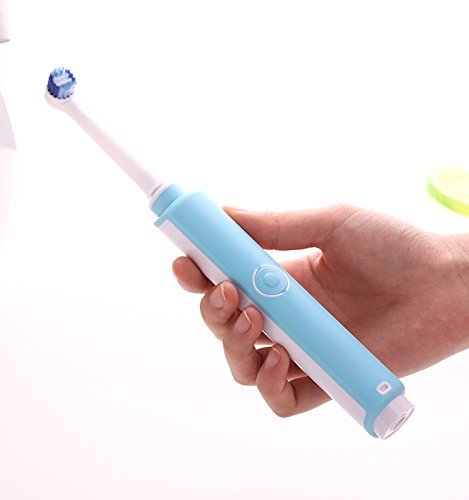 Cepillo de dientes eléctrico KAMLE JB-2 Cepillo dientes eléctrico recargable sónico de 3 Modelos para Limpieza (Con 4 * Cabezal de Recambio)