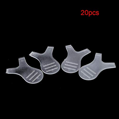 Cepillo de pestañas de plástico en forma de Y para extensiones de pestañas, 20PCS - Pestañas permanentes para pestañas perfectas - Herramienta de maquillaje para pestañas de silicona