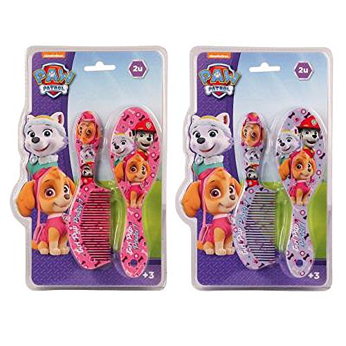 Cepillo y collar patrulla canina-paw patrol