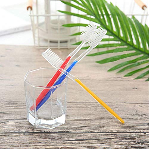 Cepillos de dientes desechables con pasta de dientes (5 colores surtidos)