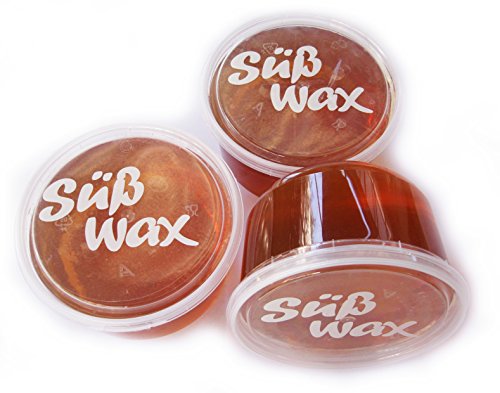 Cera de azúcar para la depilación manual (2000 g) La cera profesional Süß Wax y de calidad no necesita tiras para la depilación.