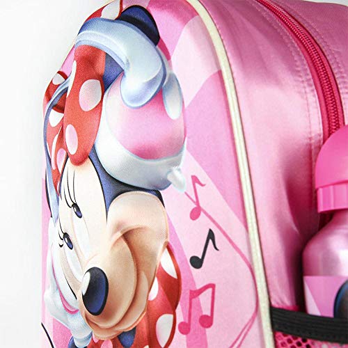 Cerdá, Mochila con Botella de Agua Infantil de Spiderman-Licencia Oficial Disney Studios Unisex niños, Multicolor, 250X310X100MM
