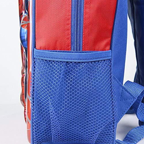 Cerdá, Mochila Infantil 1-5 Años de Spiderman con Licencia Oficial de Marvel Studios-Medidas 25 x 31 x 10 cm Unisex niños, Multicolor, 260X310X100MM