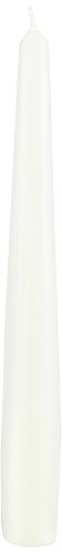 Cereria de Giorgio risthò Velas cónicas lacados, Cera, Blanco, 2.2 x 2.2 x 21 cm