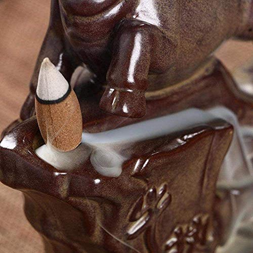 Cfbcc Incensarios Ganado lingote de Oro incensario decoración casera Creativa Carta Titular de impresión Incienso Quemador de Incienso de Reflujo