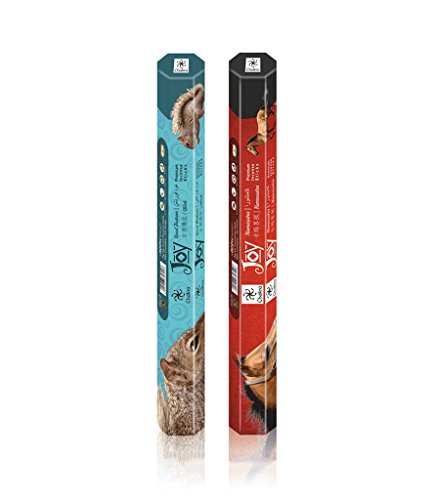 Chakra Serie alegría Superiores Naturales de Incienso - 20 Palos por Caja - Usarlo en casa o Lugar de Trabajo - Seductor Aroma Palos - Pack de 6 Palos de fragancias Crear Pacífica Aura Todo Alrededor