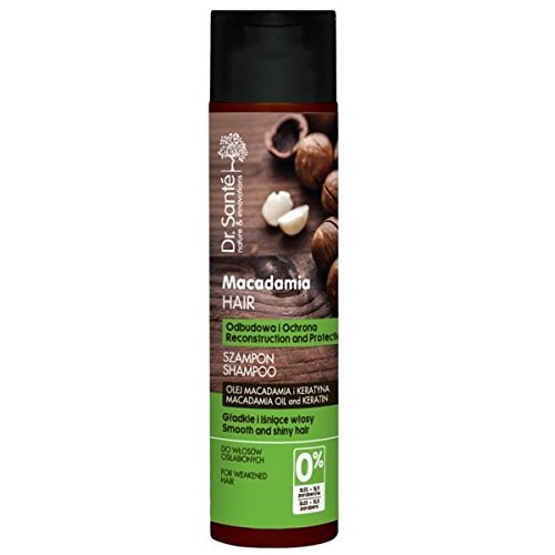 Champú Dr. Sante Macadamia para cabello débil con queratina, 250 ml