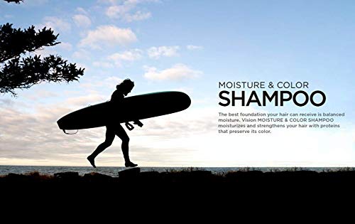 Champú Hidratante y conservante del Color de VISION HAIRCARE | Revitaliza el cabello Seco y Dañado | fija el color | 100% vegano | Elaborado en Suecia | 250 ml de Champú