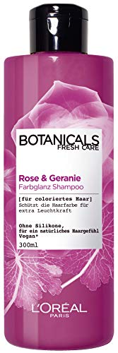 Champú L'Oréal Paris Botanicals Fresh Care Rose y Geranie, 1 unidad (300 ml).