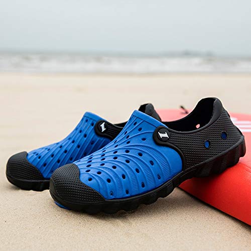 Chanclas Unisex Zapatos De Agujero Summer Hole Shoes New Men Garden Casual Sandalias Masculinas Zuecos De Goma para Hombres Toboganes De Verano Crocse Swimming Jelly Shoes Tam