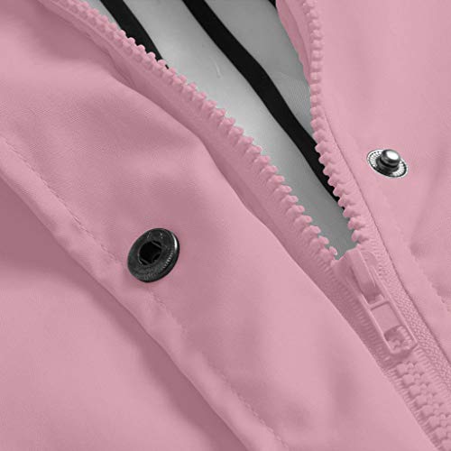 Chaqueta con Capucha Deportiva para Mujer Abrigo Impermeable con Capucha para Mujer Talla Grande Resistente al Viento Abrigo Mujer Invierno Protector Solar Impermeable Al Aire Libre