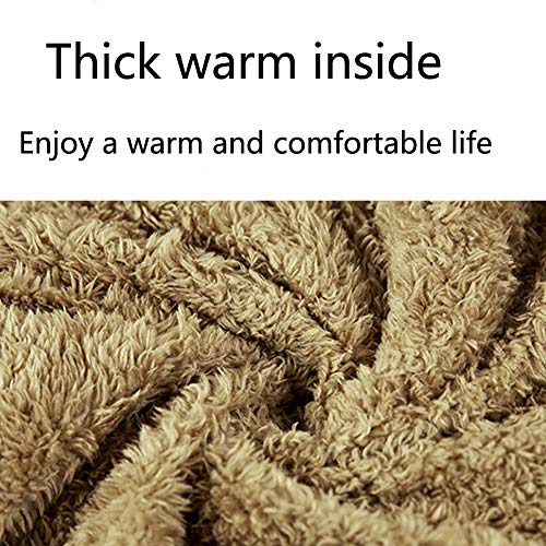 Chaqueta Parka Hombre Abrigos Parka con Capucha Cálido Abrigo de Algodón Prueba de Viento Abrigo Invierno Negro 3XL