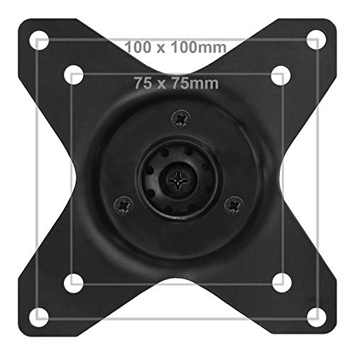 Cheetah Mounts ALAMB Brazo Articulado Soporte de Pared para Televisores y Pantallas de 12-24" LED, LCD y Plasma TV (Distancia de Pared: Hasta 380mm) Max VESA 100x100 Máximo 18kg, con Rótula de Bola Inclinable, Giratorio, y con Rotación, Incluye un Twisted