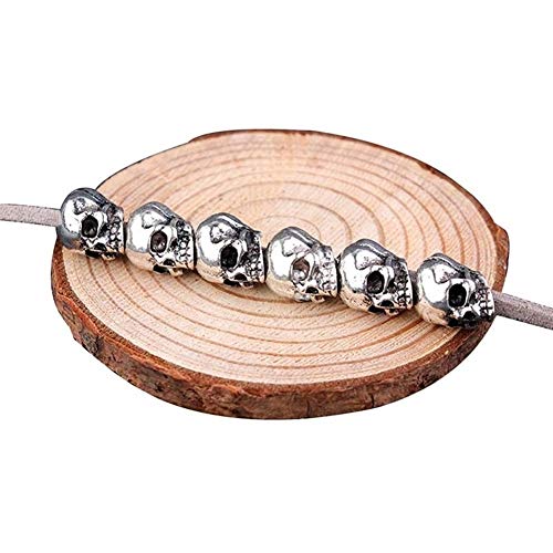 chenyou Cuerda De Pelo Vintage Punk Metal Cráneo Hairband Adornos Mujeres Ponytail Styling Headwear Accesorios Antiguos con 6 Colgantes Cintas para el Pelo (Color : 1)