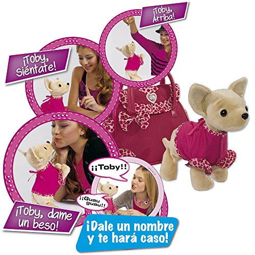 Chi Chi Love - Peluche con Bolso, Color Rosa / Rojo (Simba 5892182)