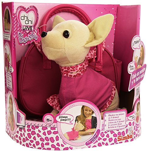 Chi Chi Love - Peluche con Bolso, Color Rosa / Rojo (Simba 5892182)